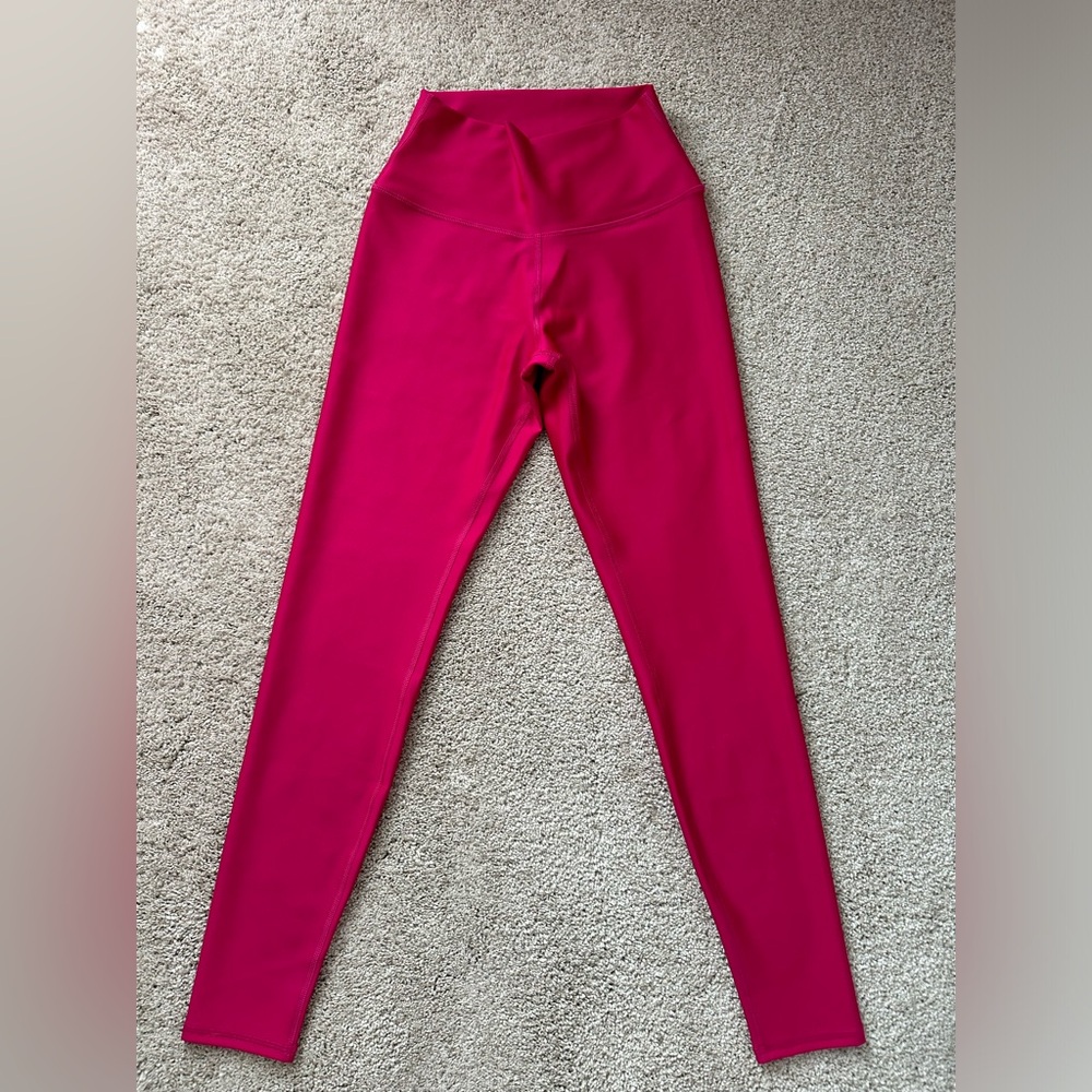 ALO Airlift High waist legging- size S 28” pink/fuschia